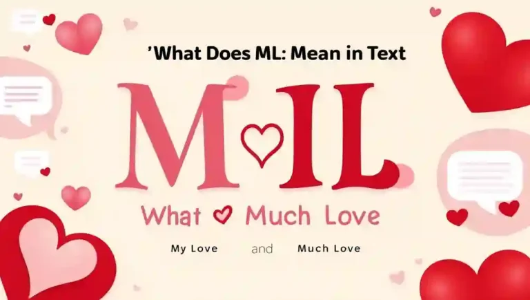What Does ML Mean in Text